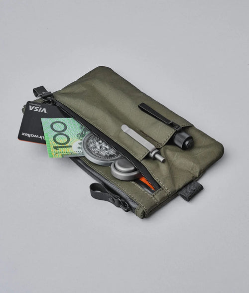 ALPAKA ZIP CLUTCH