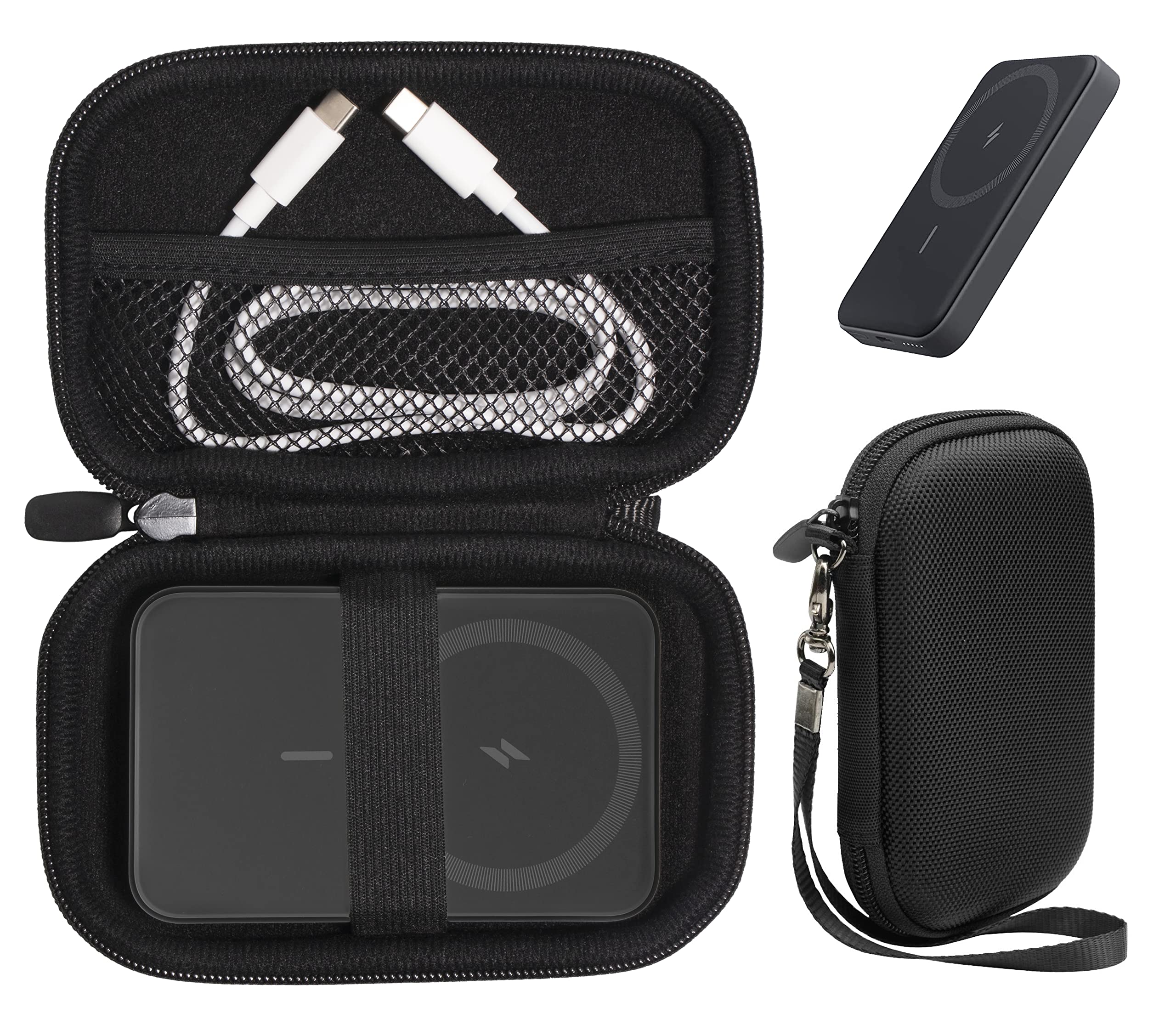 CaseSack Case for Anker 622 Magnetic Wireless Portable Charger (MagGo) 5000mAh Foldable Magnetic Battery