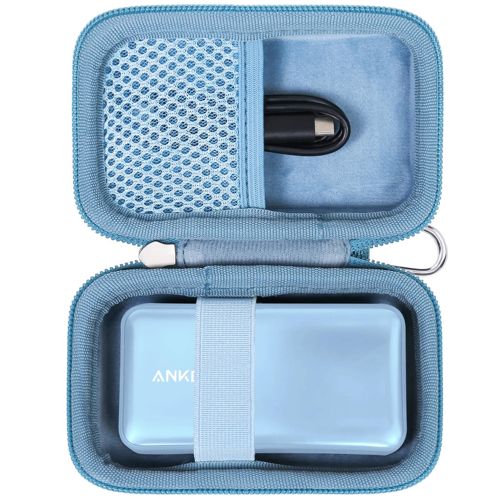 khanka Hard Travel Case for Anker 3-in-1 Fast Charging Charger with Built-in USB-C Cable/Anker 533 Power Bank/Anker Nano Power Bank10000mAh Portable Charger